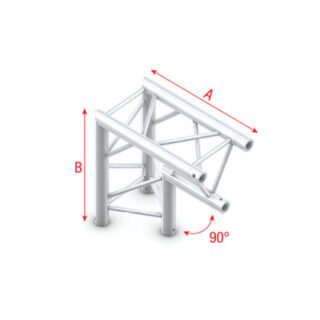 MILOS Corner 90° apex down Pro-30 Triangle G Truss
