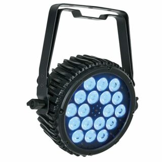 SHOWTEC COMPACT PAR 18 MKII musta Välkkymätön (sopii TV studioille)