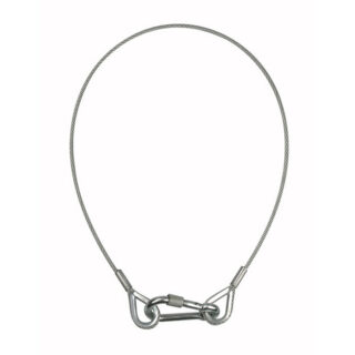 Showgear Safety Cable BGV-C1, 60 cm 3 mm, Certified 70164
