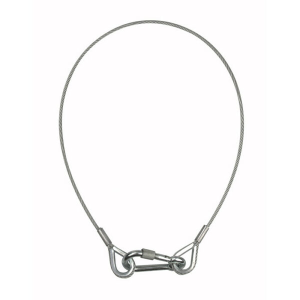 Showgear Safety Cable BGV-C1, 60 cm 3 mm, Certified 70164