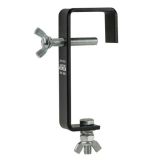 Showgear 50 mm Heavy Duty Pipe Clamp SWL: 30 kg, Steel, black 75008B