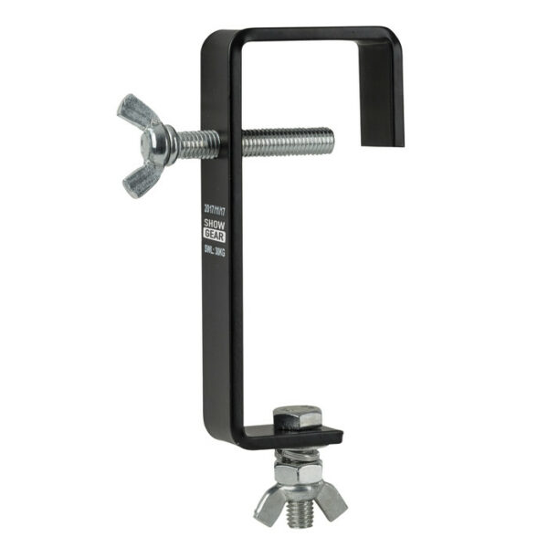 Showgear 50 mm Heavy Duty Pipe Clamp SWL: 30 kg, Steel, black 75008B