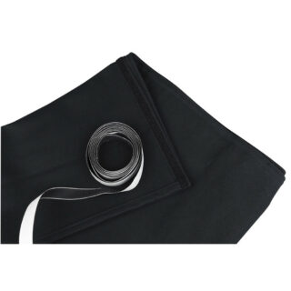Showgear Skirt for Stage Elements Black, unpleated 6 m (W) - 1 m (H)