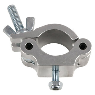 Showgear 50 mm Half Coupler SWL: 300 kg, Aluminium, silver 75003