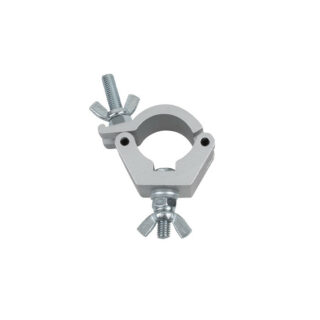 Showgear 32 mm Half Coupler SWL: 100 kg, Aluminium, silver