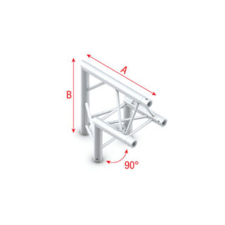 Milos Deco-22 Triangle truss - apex up ACM24 - 90° corner